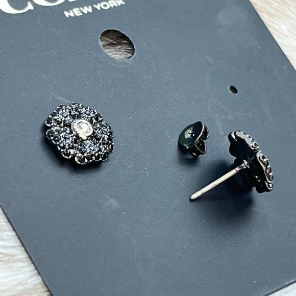 Coach Sparkling Daisy Stud Earrings - Picture 6 of 7